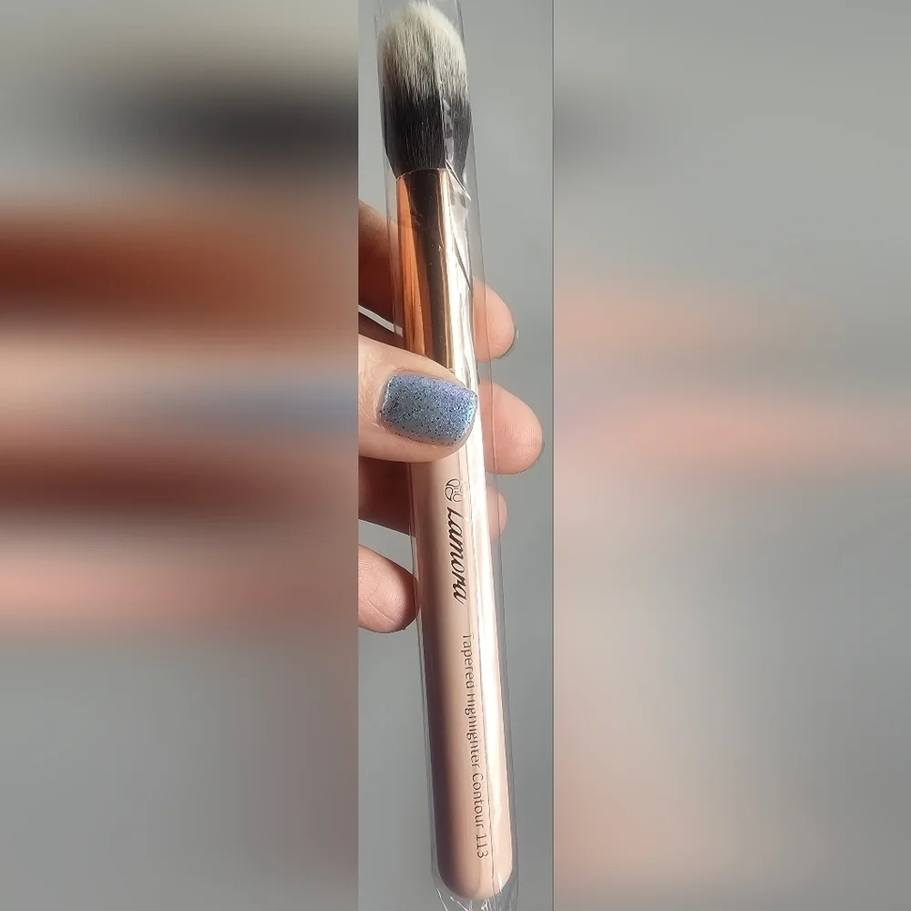 Lamora Pro Face Contour Brush Set Of 5 Contouring Sculpting & Highlighting Pink